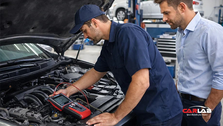 Man Servicing Car - Carlab